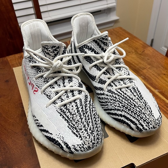 Yeezy Other - Authentic Yeezy Boost 350 V2 Zebra Sneakers Shoes Size 13